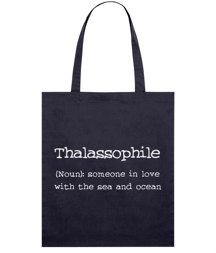 Thalassophile Quote Organic Cotton Tote Bag