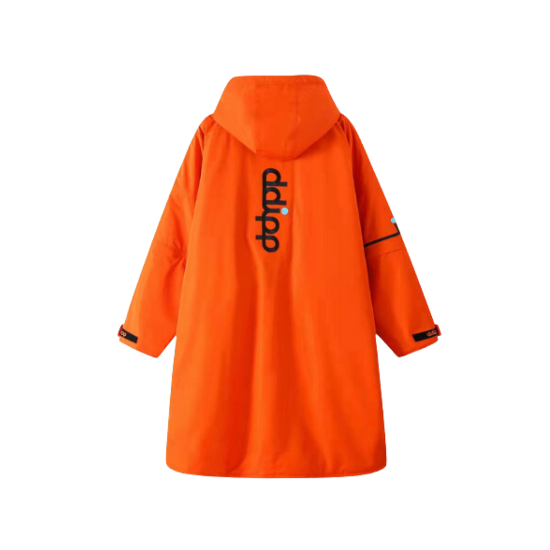 Image showing the back of the orange ddipp Sea Monster Robe