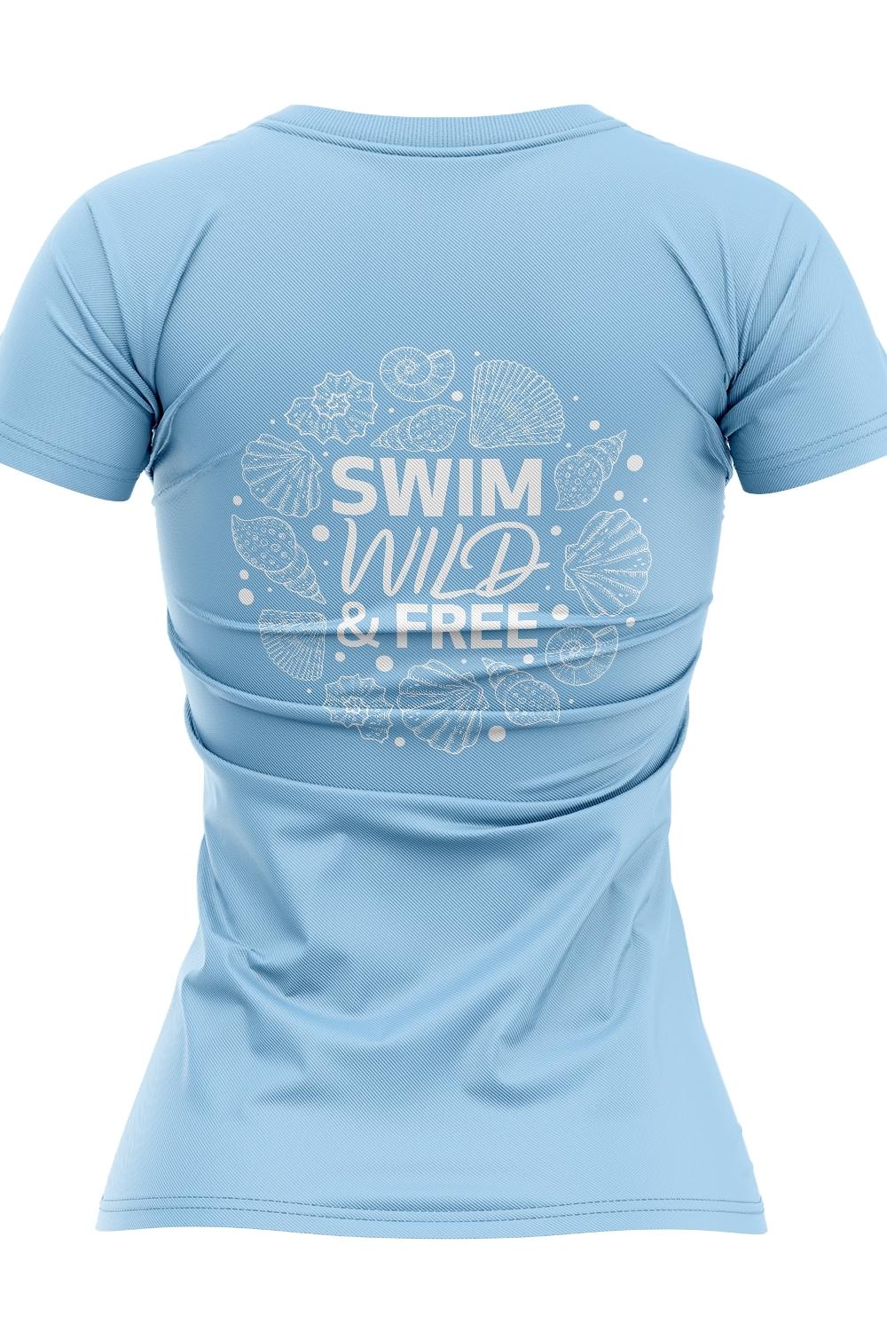 Swim Wild & Free Women's Shell Organic Tee