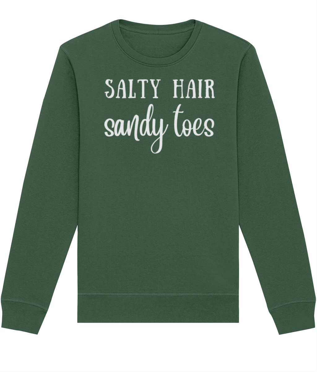 Salty Hair Sandy Toes Organic Cotton Sweatshirt | Arvor Life