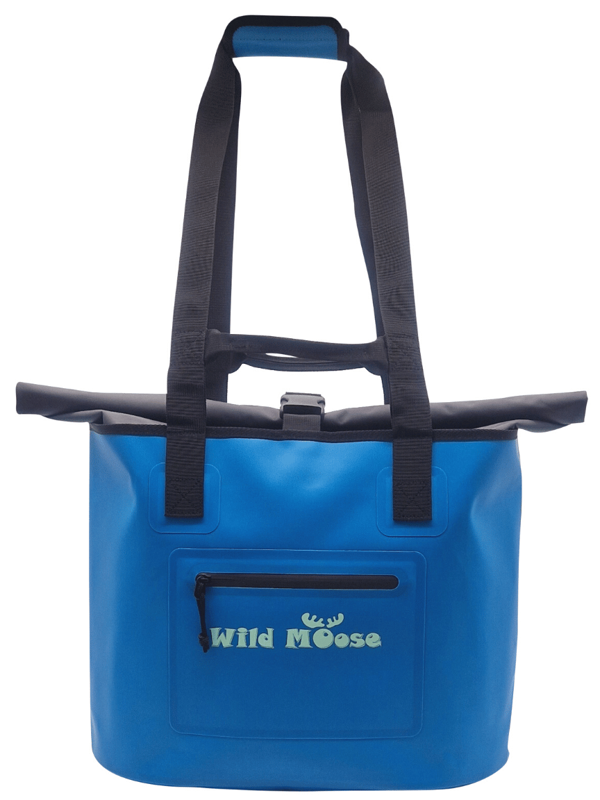 Caribou tote bag - tangy teal