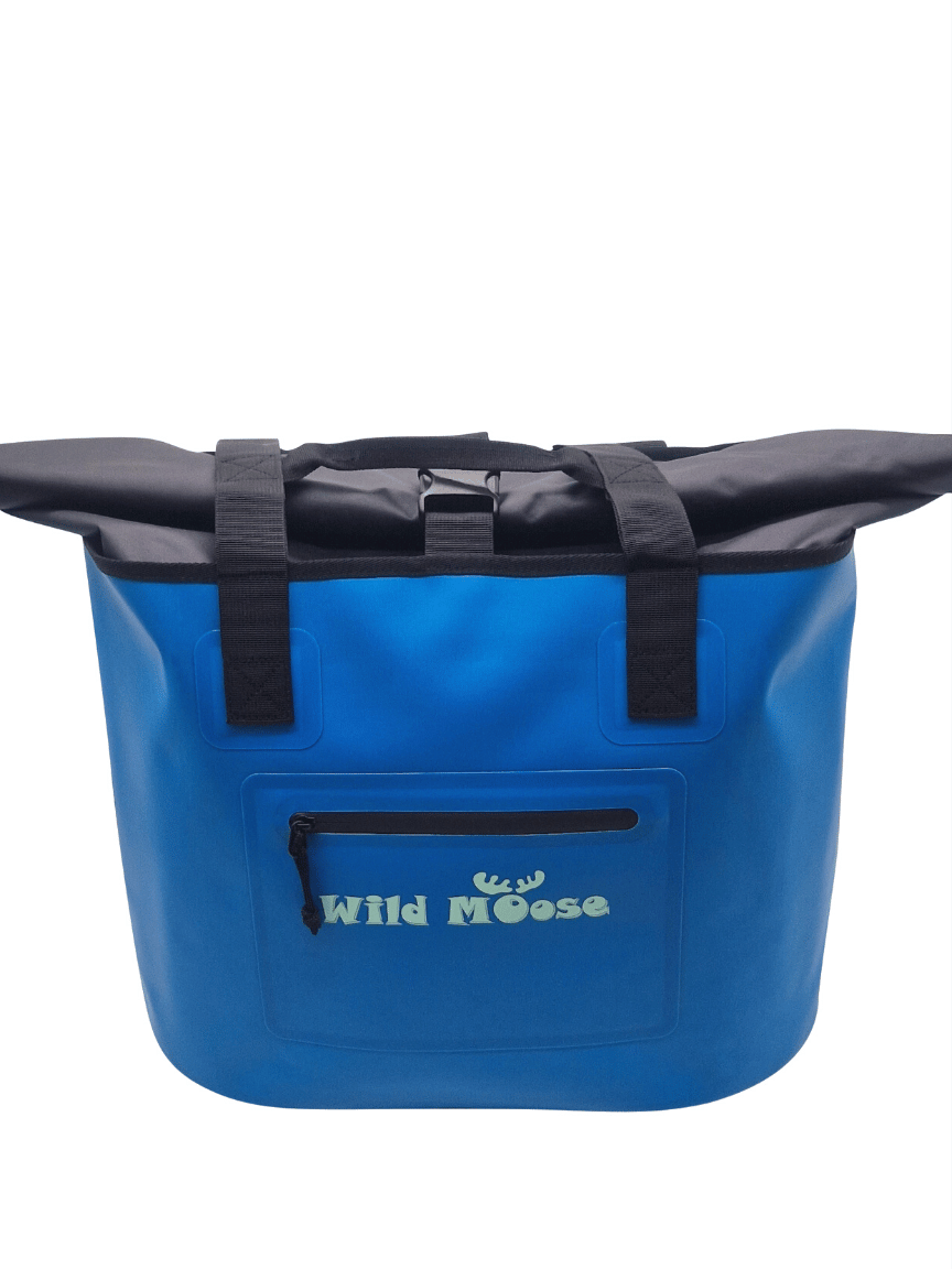 Caribou tote bag - tangy teal