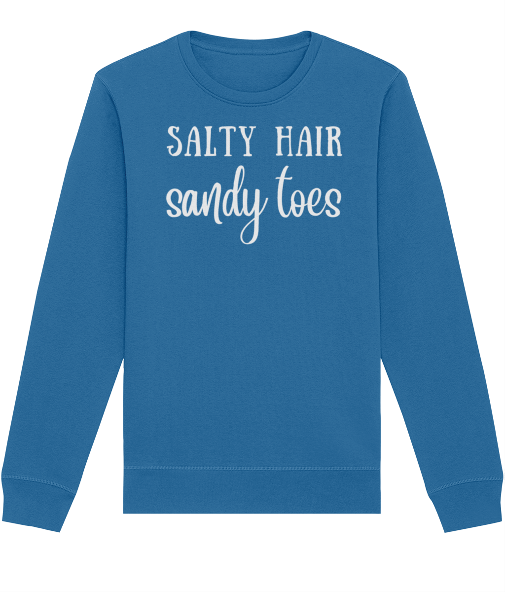 Salty Hair Sandy Toes Organic Cotton Sweatshirt | Arvor Life