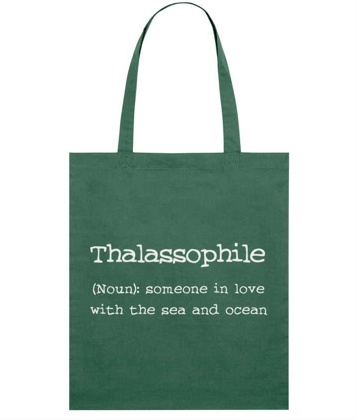 Thalassophile Quote Organic Cotton Tote Bag