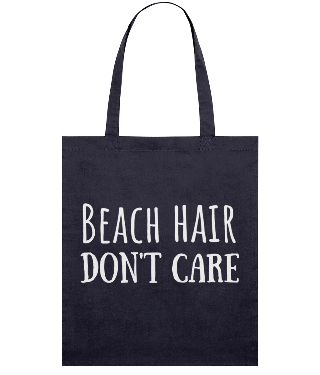 Beach Hair Don't Care Organic Cotton Tote Bag