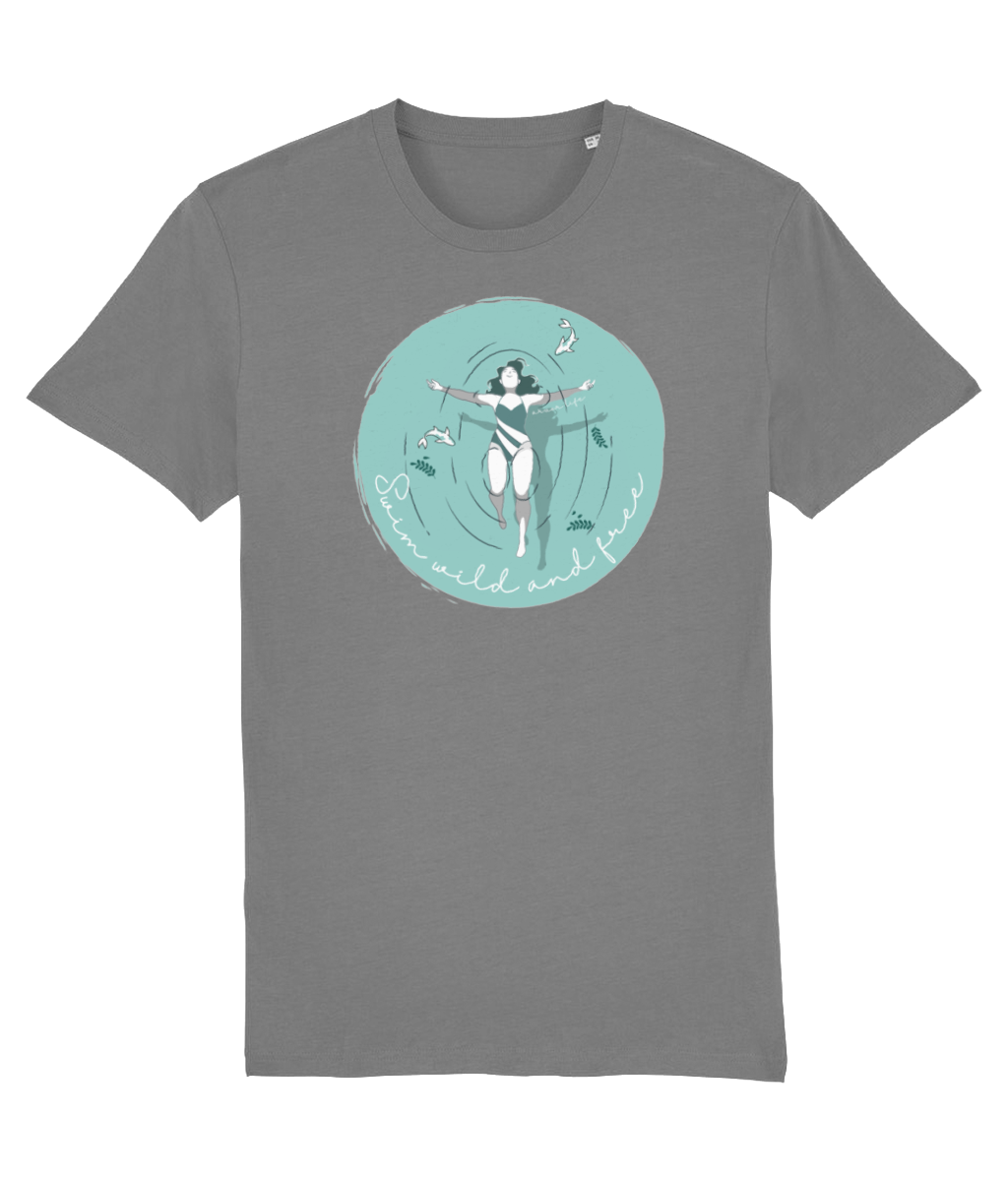 Swim Wild and Free Organic Cotton T-shirt