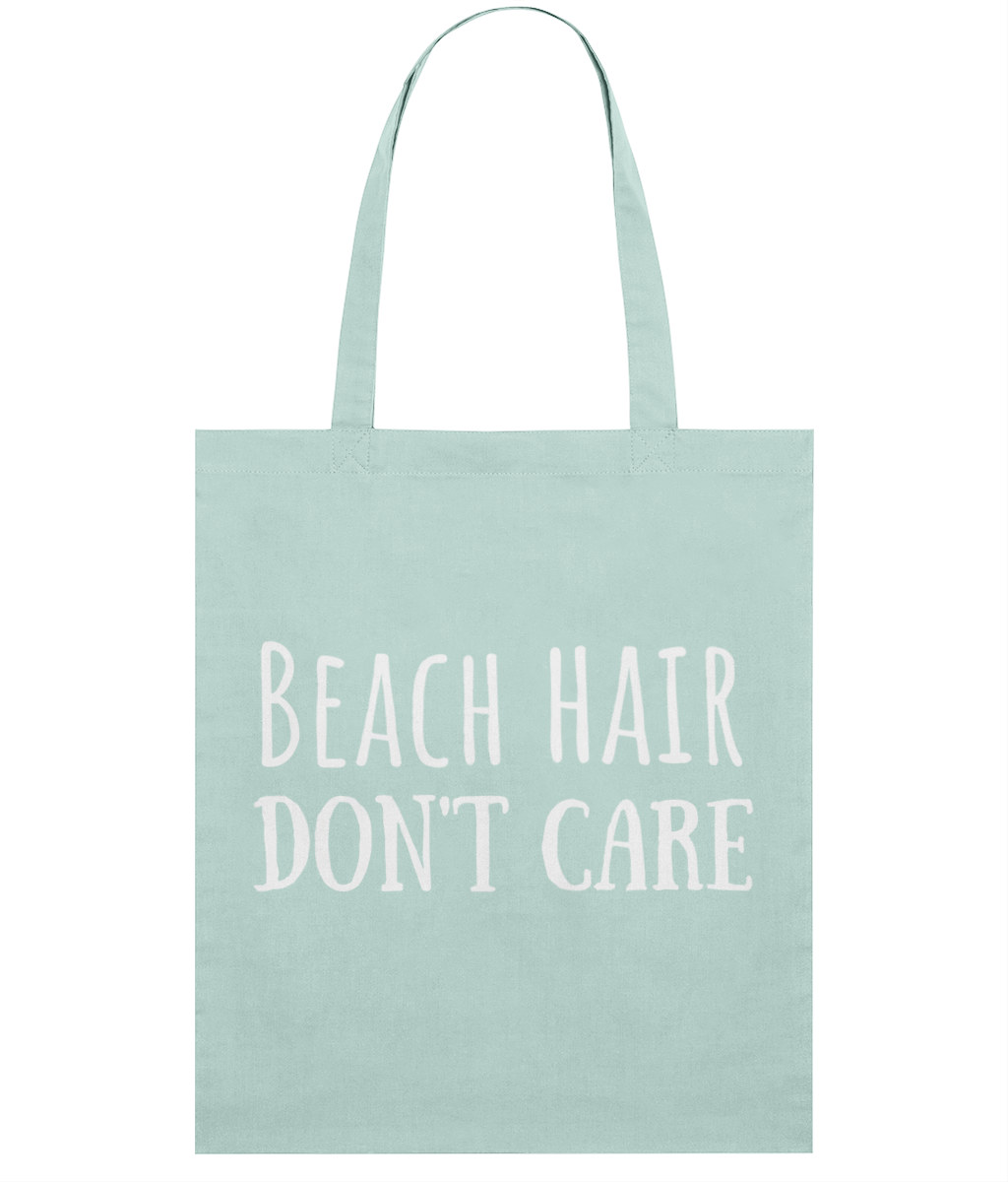 Beach Hair Don't Care Organic Cotton Tote Bag