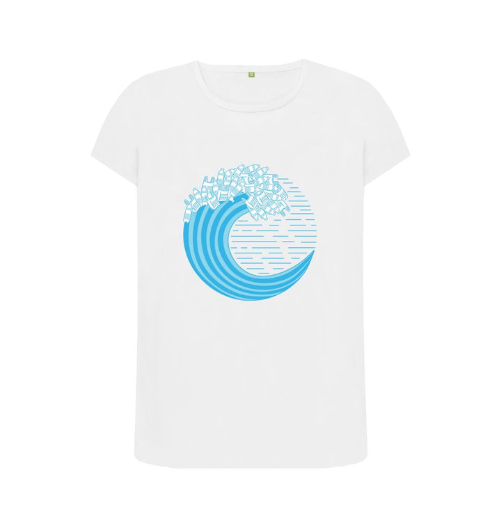 White 'COASTAL WARRIOR' Ladies Tee