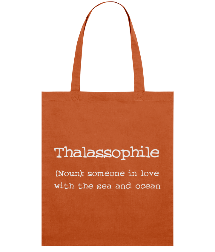 Thalassophile Quote Organic Cotton Tote Bag