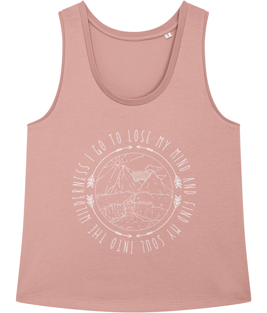 Into The Wilderness Unisex Organic Cotton Vest Top