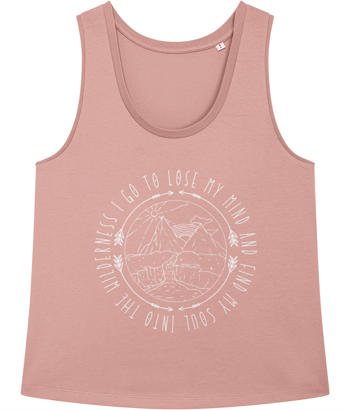 Into The Wilderness Unisex Organic Cotton Vest Top
