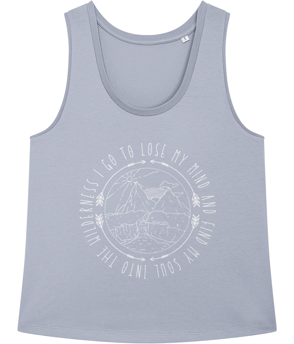 Into The Wilderness Unisex Organic Cotton Vest Top