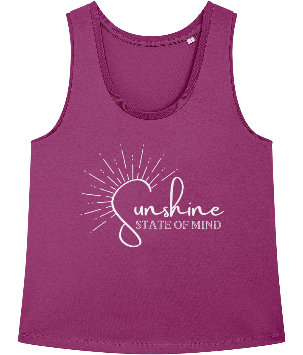 Sunshine State of MInd Unisex Organic Cotton Vest Top