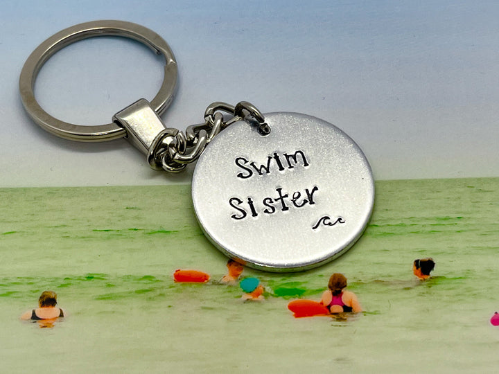 'SWIM SISTER' Keyring