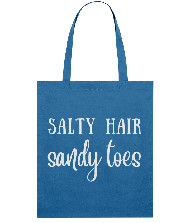 Salty Hair Sandy Toes Organic Cotton Tote Bag