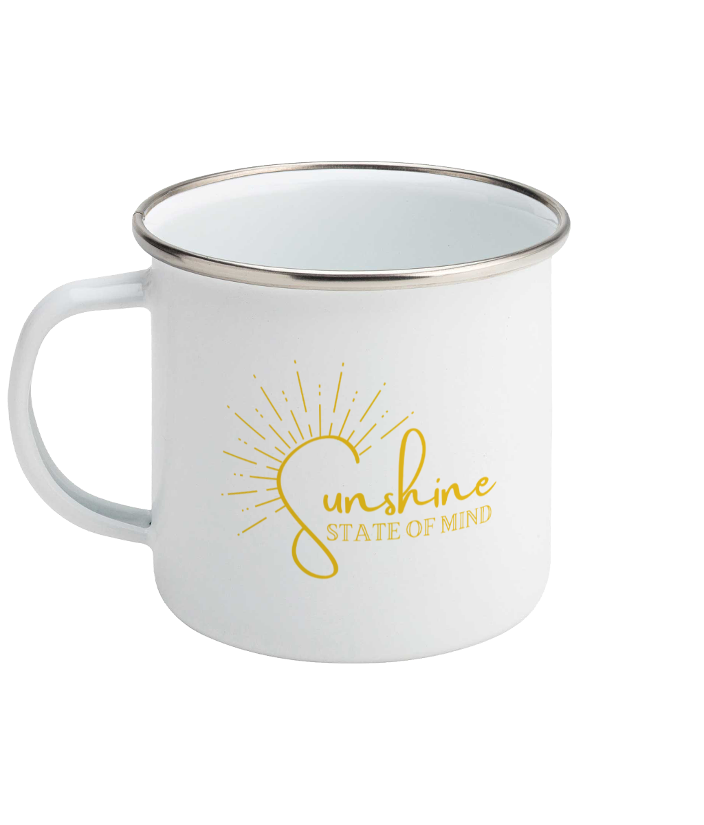 Sunshine State of Mind Enamel Mug