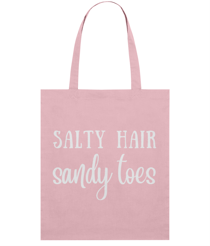 Salty Hair Sandy Toes Organic Cotton Tote Bag