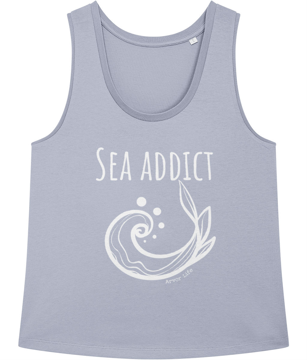 Sea Addict Organic Cotton Vest Top