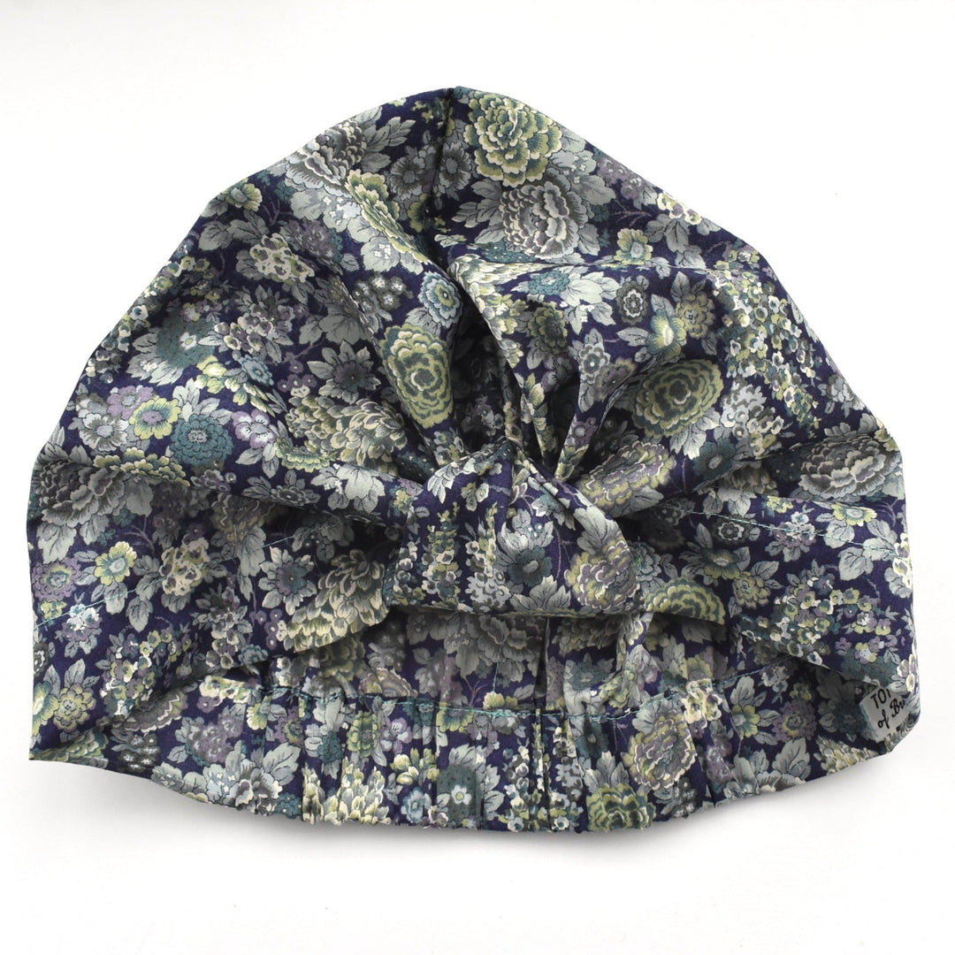 Salty Sea Knot - Swimming Cap Topper / Turban - Blue Elysian