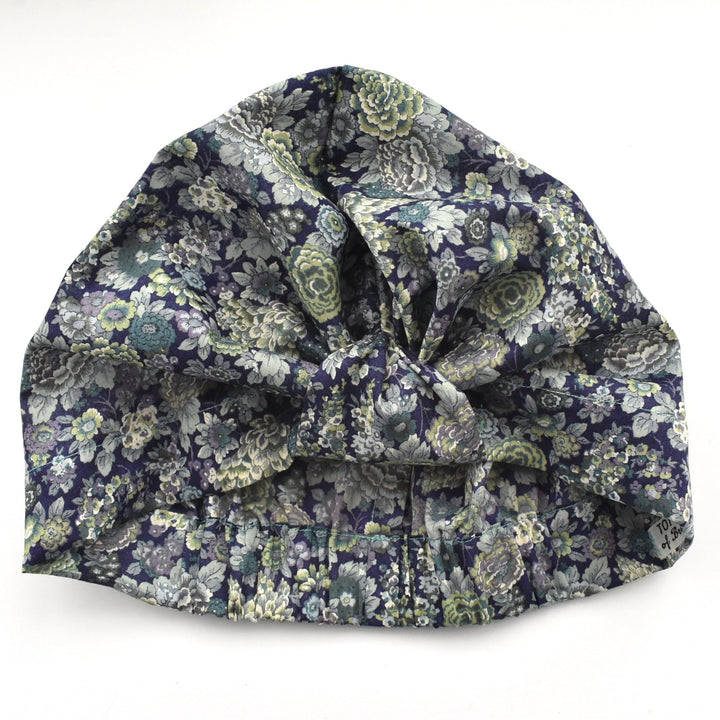 Salty Sea Knot - Swimming Cap Topper / Turban - Blue Elysian