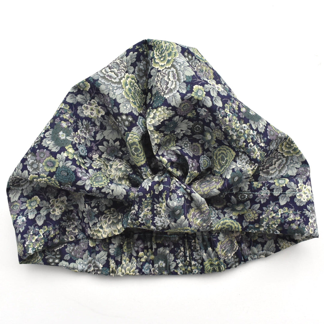 Salty Sea Knot - Swimming Cap Topper / Turban - Blue Elysian