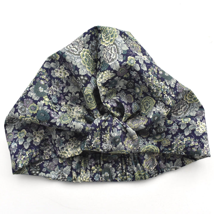 Salty Sea Knot - Swimming Cap Topper / Turban - Blue Elysian