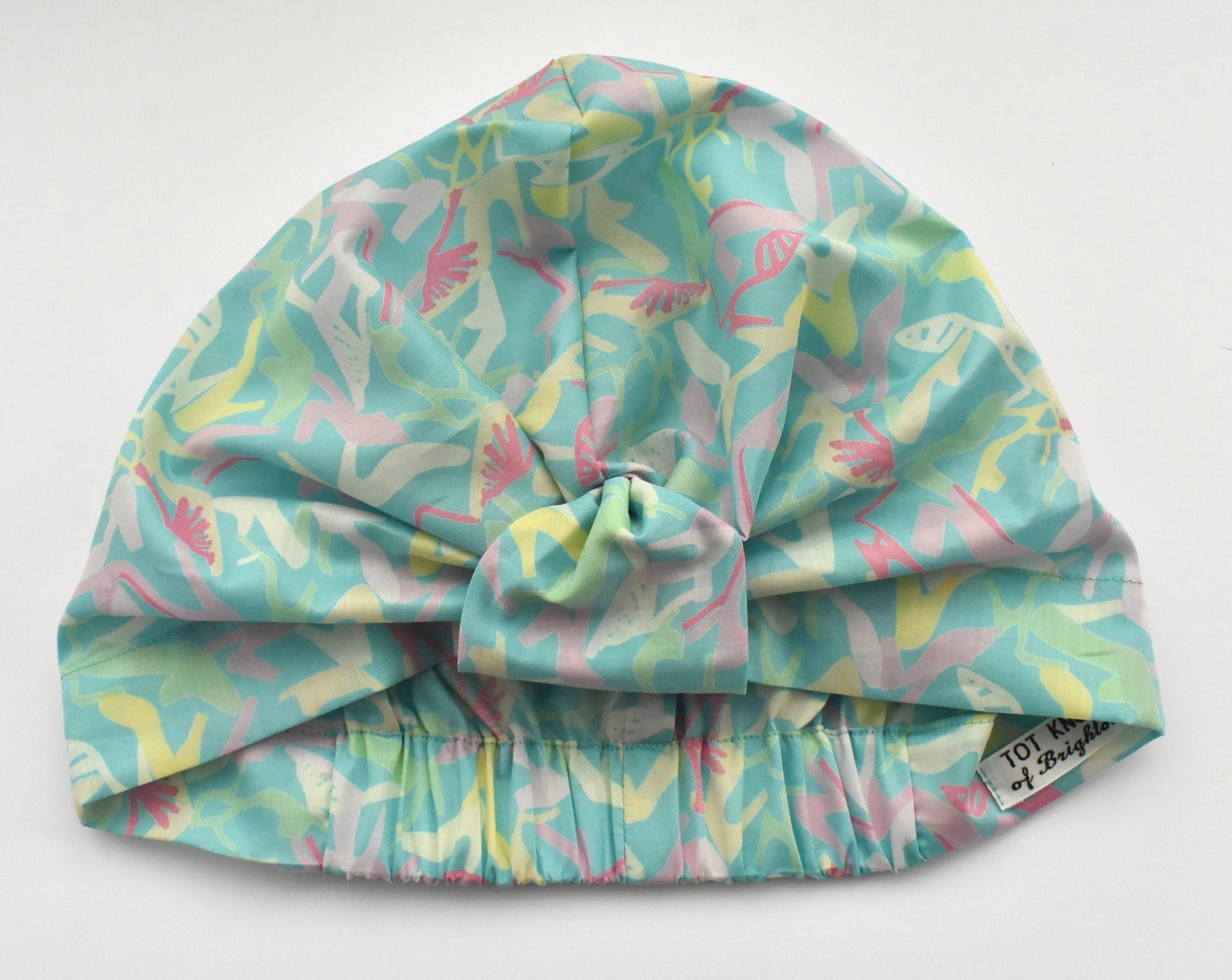 Salty Sea Knot - Swimming Cap Topper - Swim Turban - Clara Shoes
