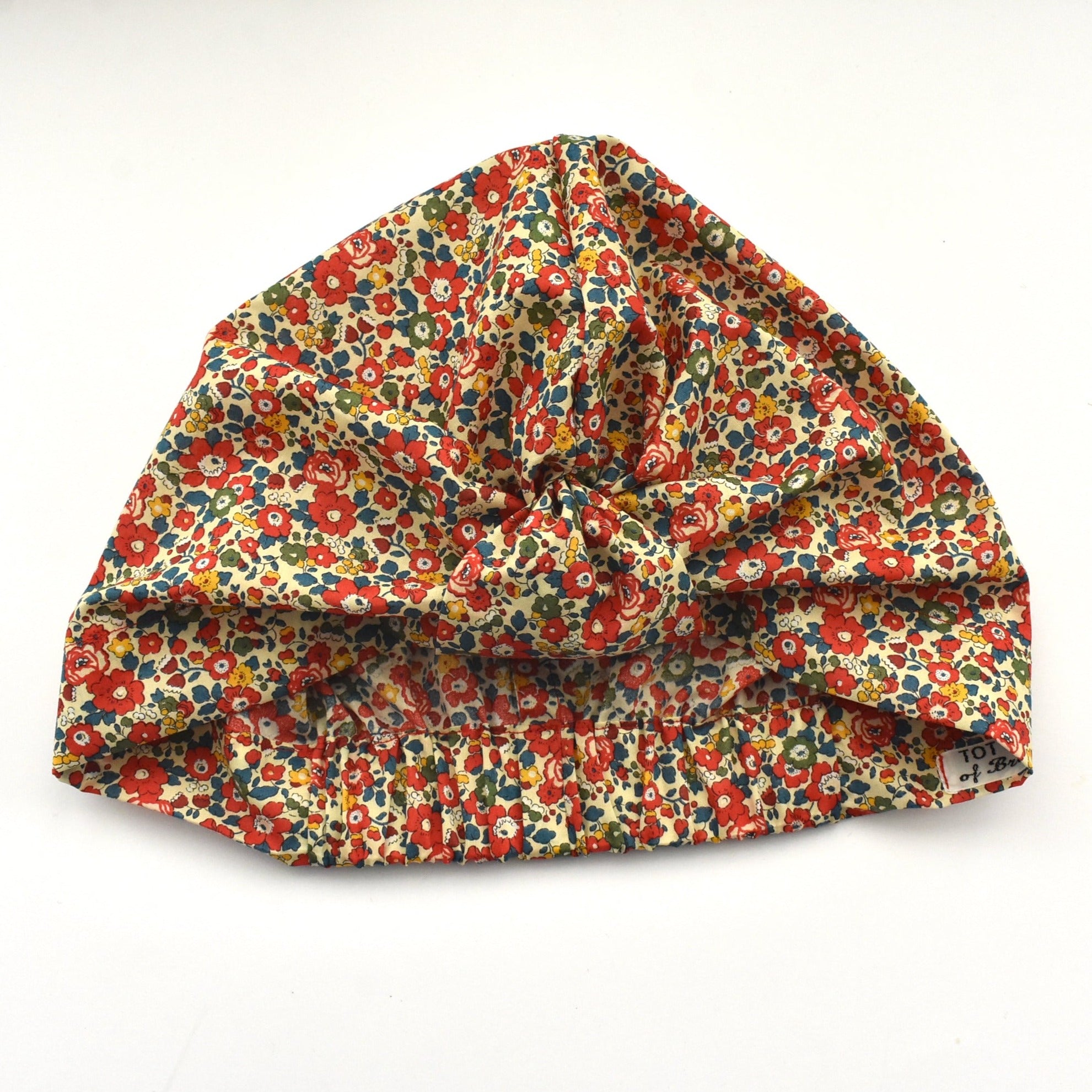 Salty Sea Knot - Swimming Cap Topper - Swim Turban - Betsy Ann Red