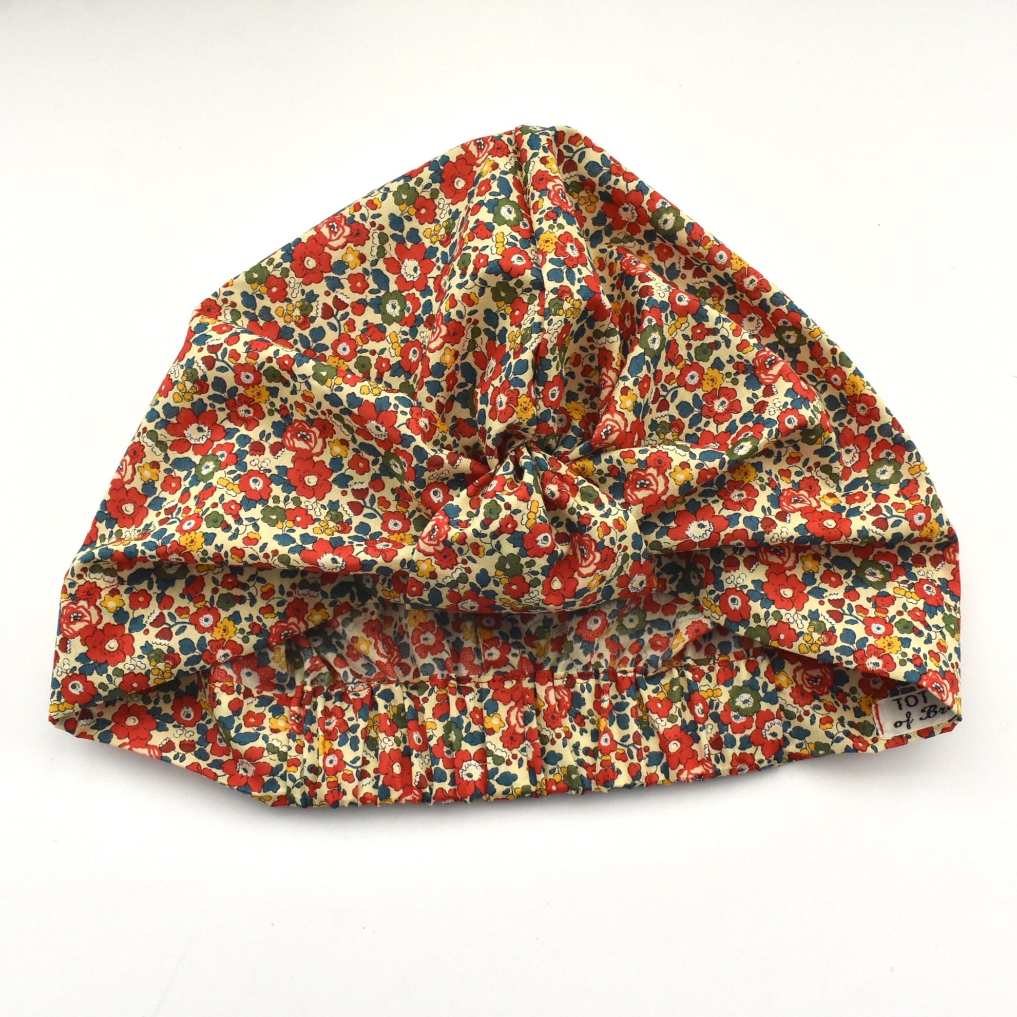 Salty Sea Knot - Swimming Cap Topper / Turban - Betsy Ann Red