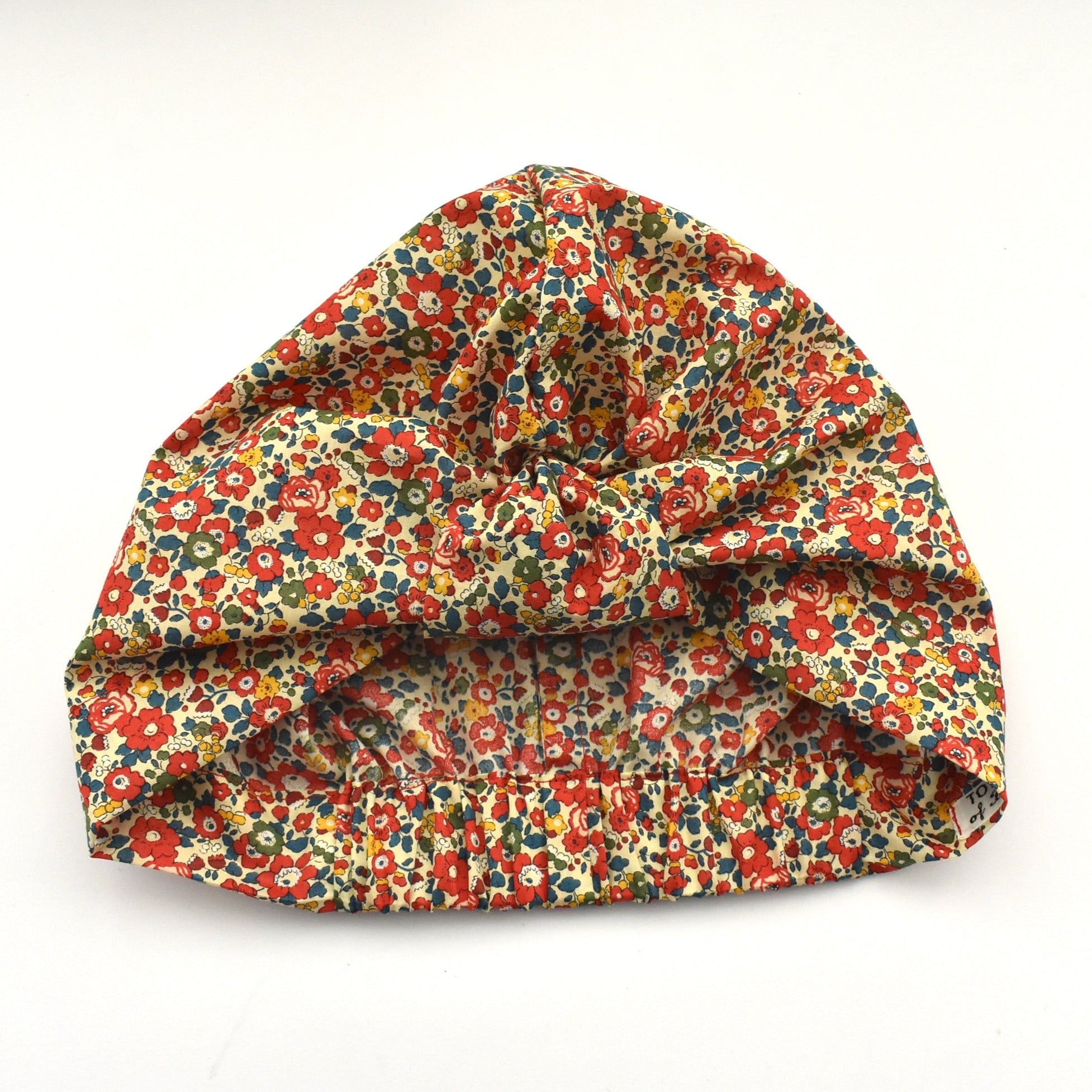 Salty Sea Knot - Swimming Cap Topper - Swim Turban - Betsy Ann Red