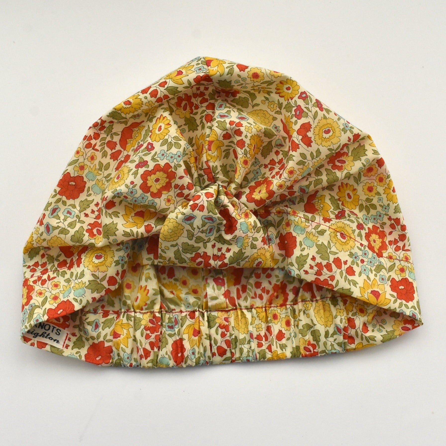 Salty Sea Knot - Swimming Cap Topper - Swim Turban - Yellow D'anjo