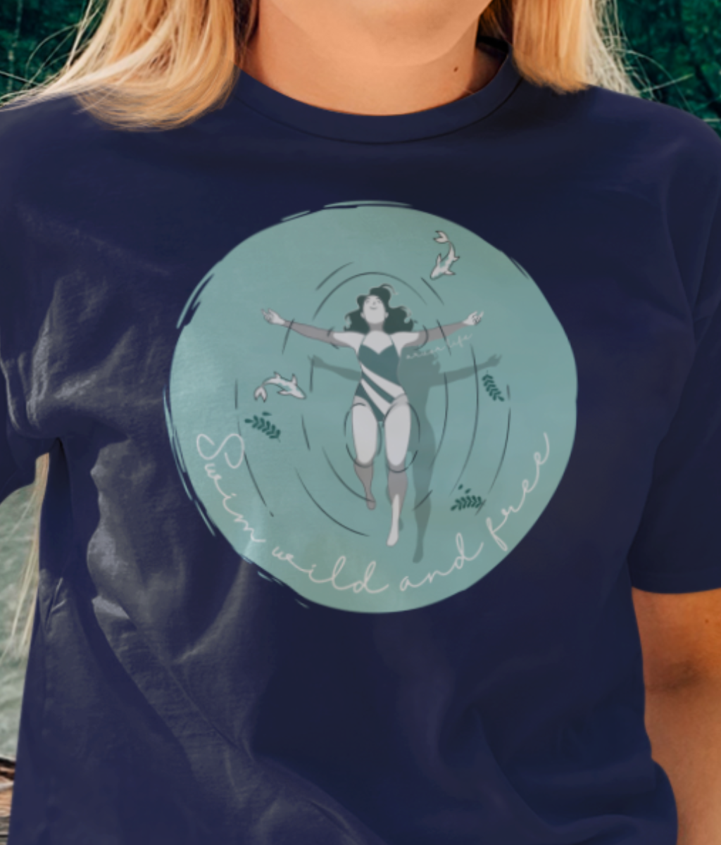 Swim Wild and Free Organic Cotton T-shirt