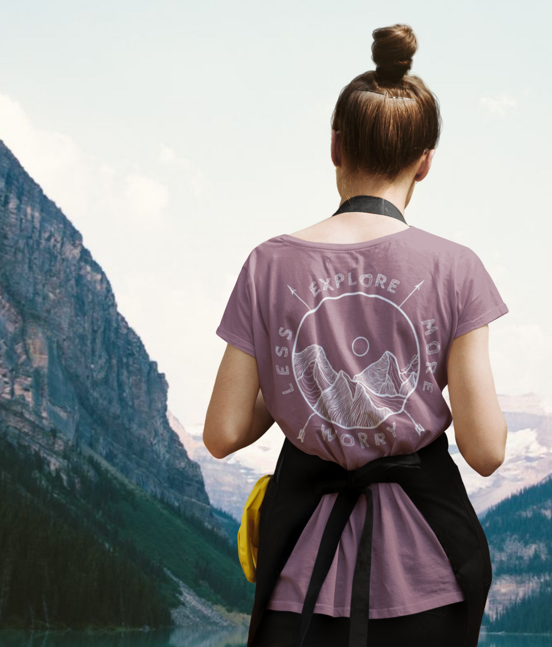 Explore More Worry Less Unisex Organic Cotton T-shirt