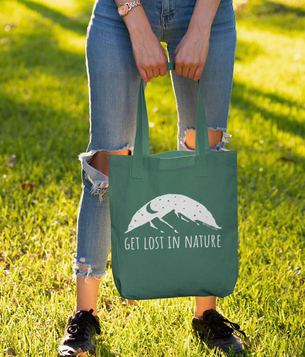 Get Lost In Nature Organic Cotton Tote Bag