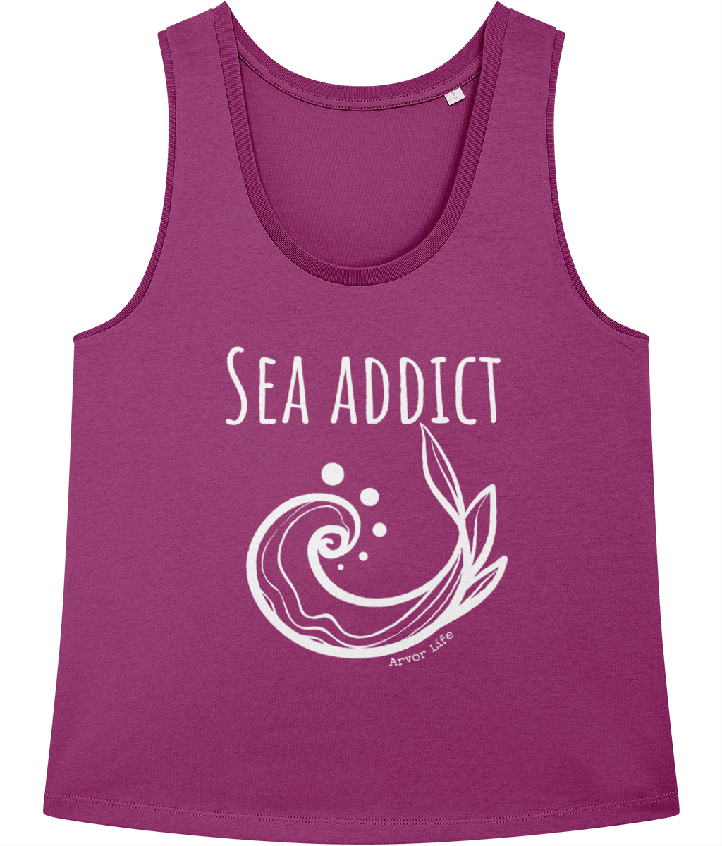 Sea Addict 100% Organic Cotton Vest Top