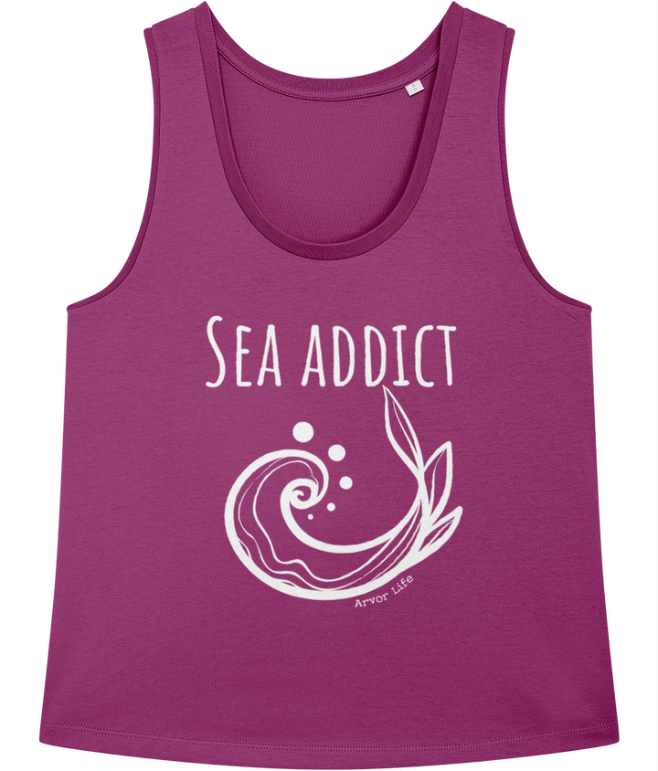 Sea Addict Organic Cotton Vest Top