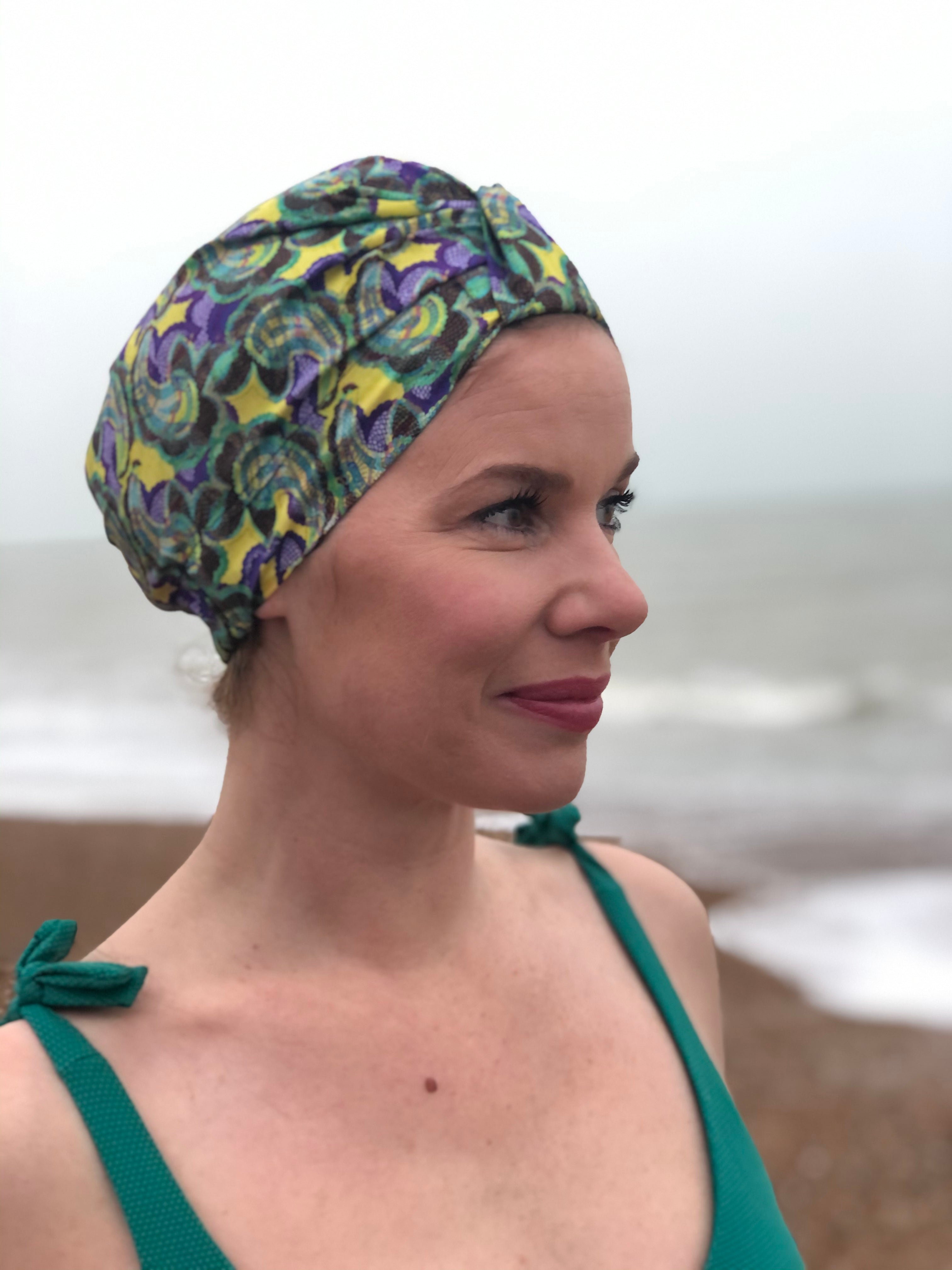 Salty Sea Knot - Swimming Cap Topper - Swim Turban - Babylon
