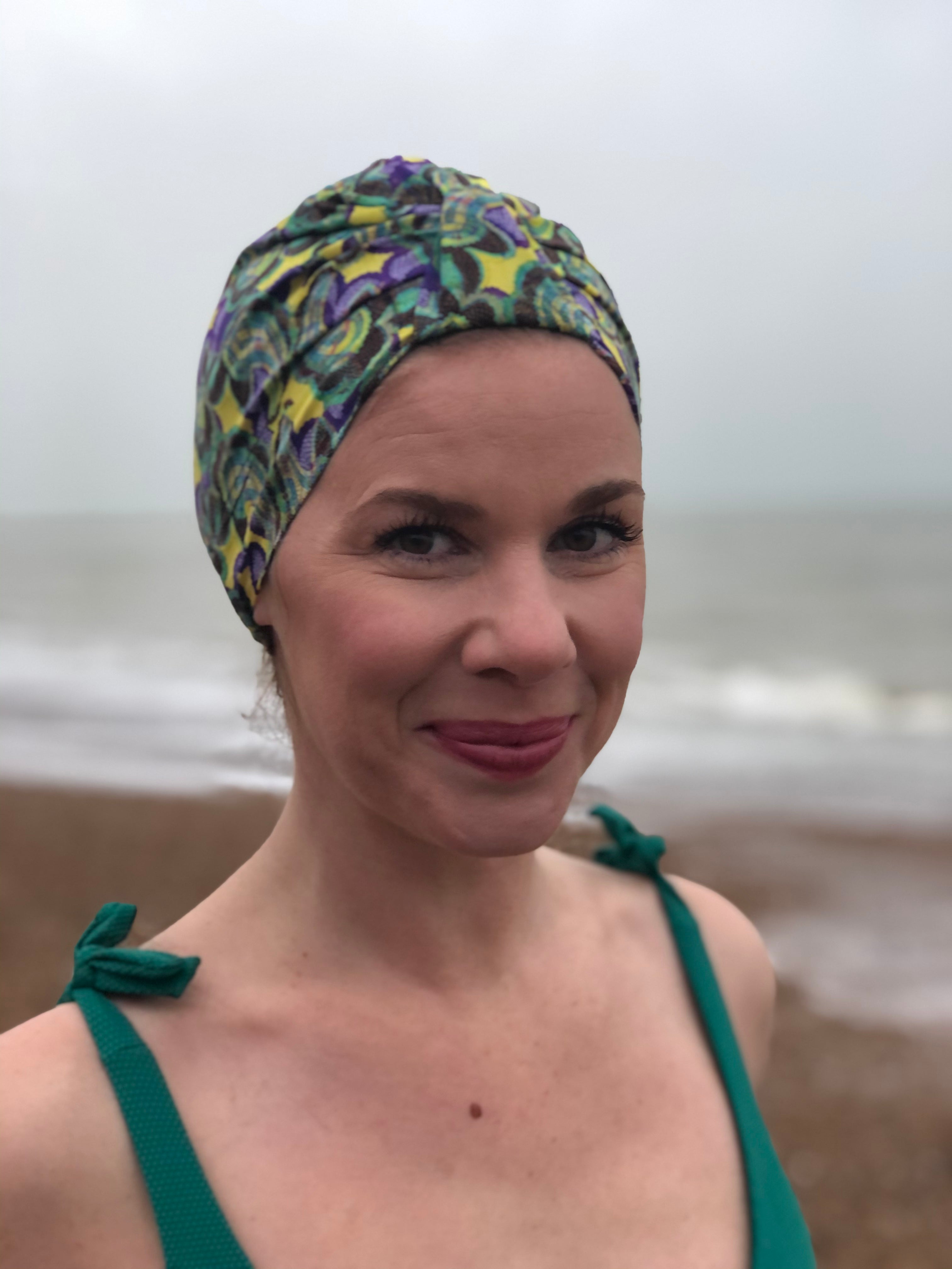 Salty Sea Knot - Swimming Cap Topper - Swim Turban - Babylon
