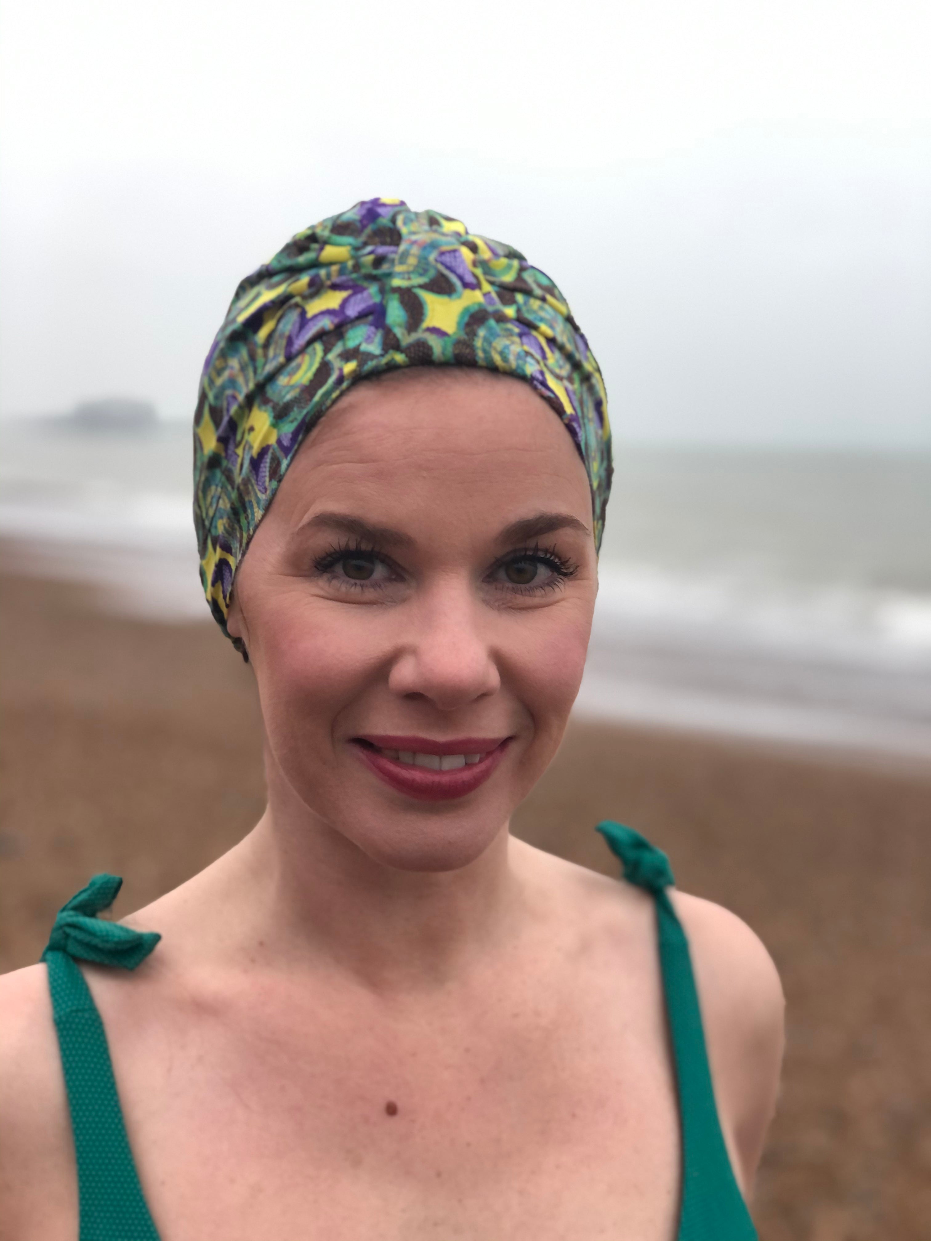 Salty Sea Knot - Swimming Cap Topper - Swim Turban - Babylon