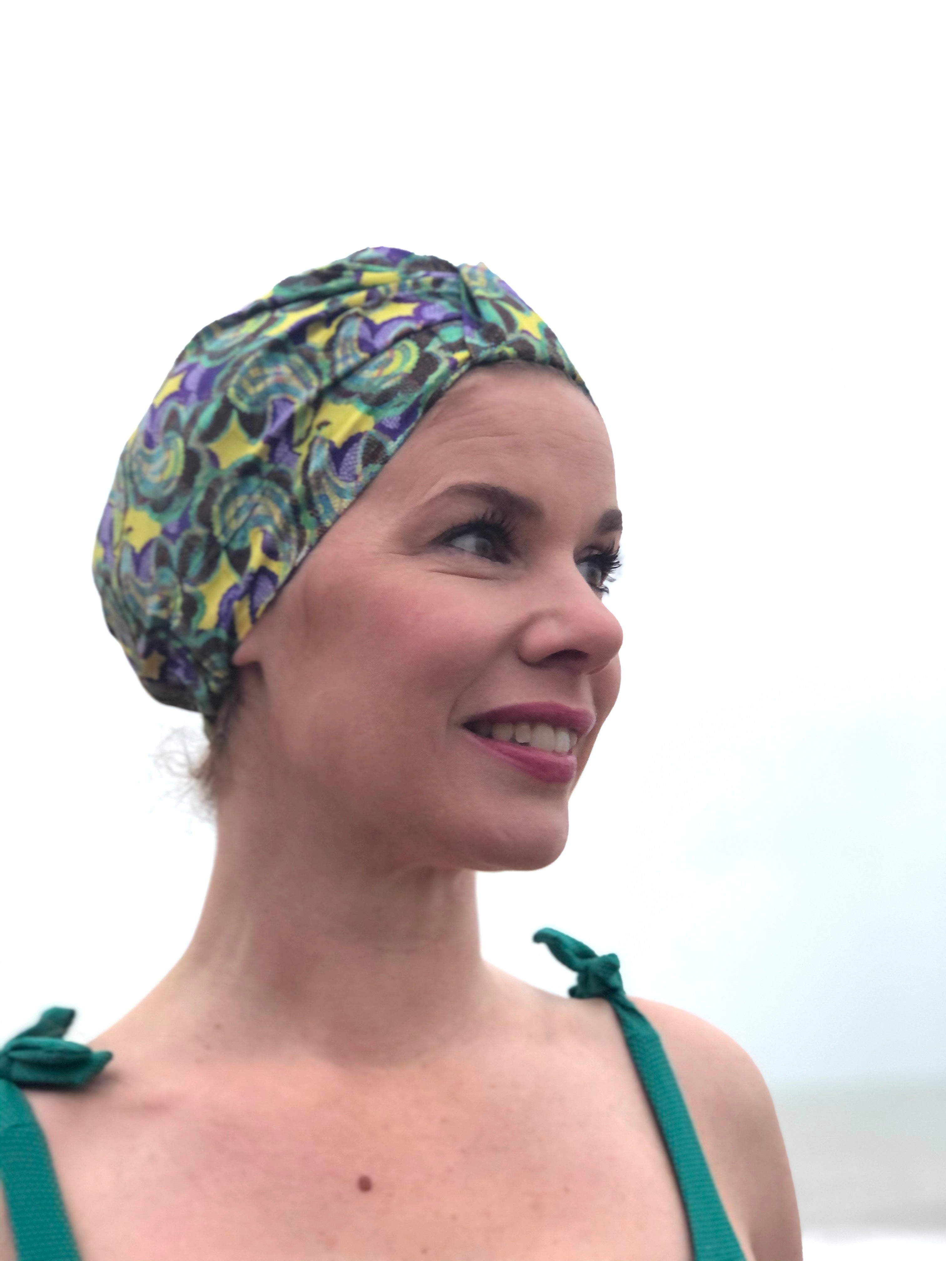 Salty Sea Knot - Swimming Cap Topper - Swim Turban - Babylon