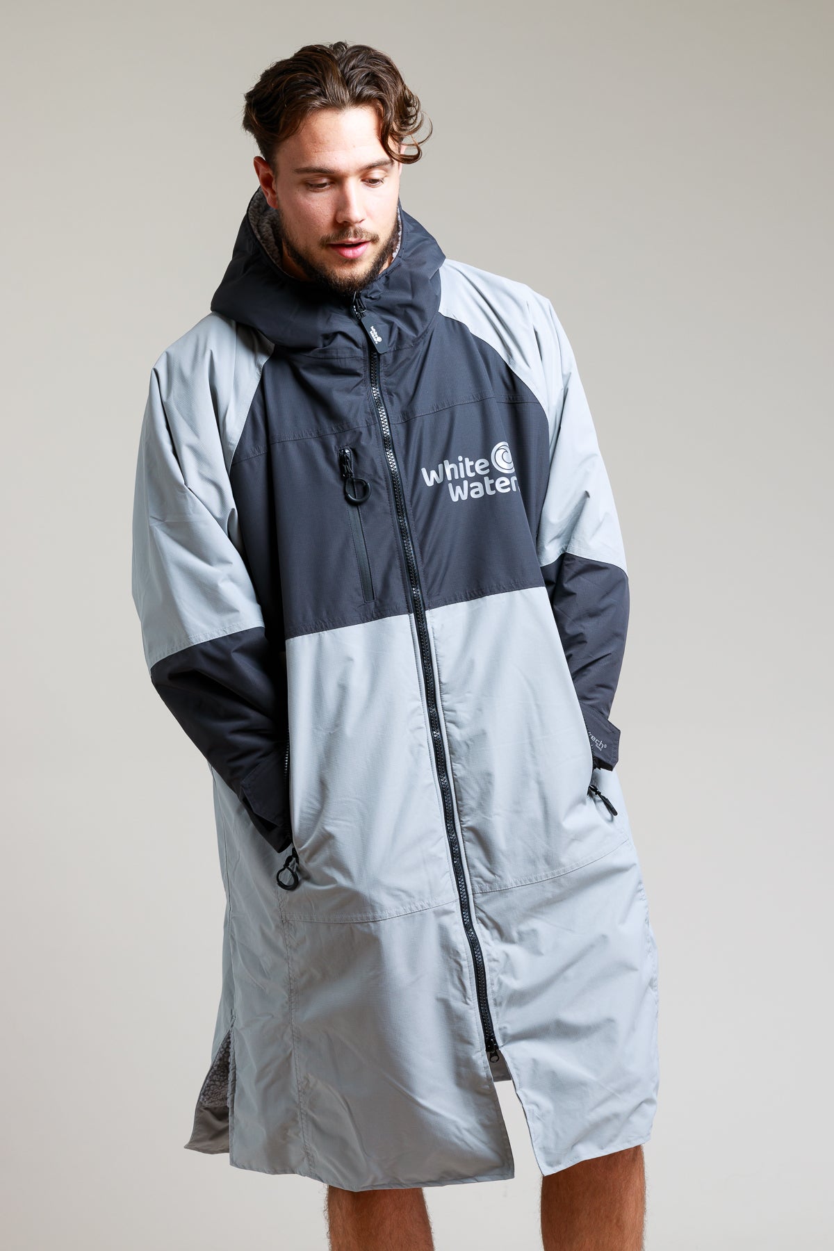 Adults Hard Shell Robe - Steel Grey