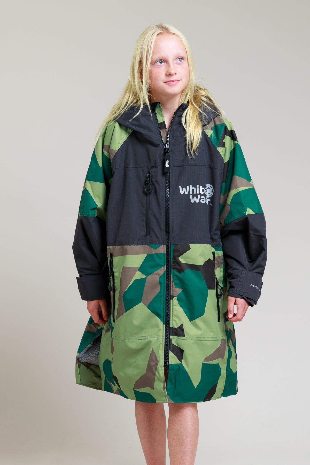 Kids Hard Shell Robe  - Camo