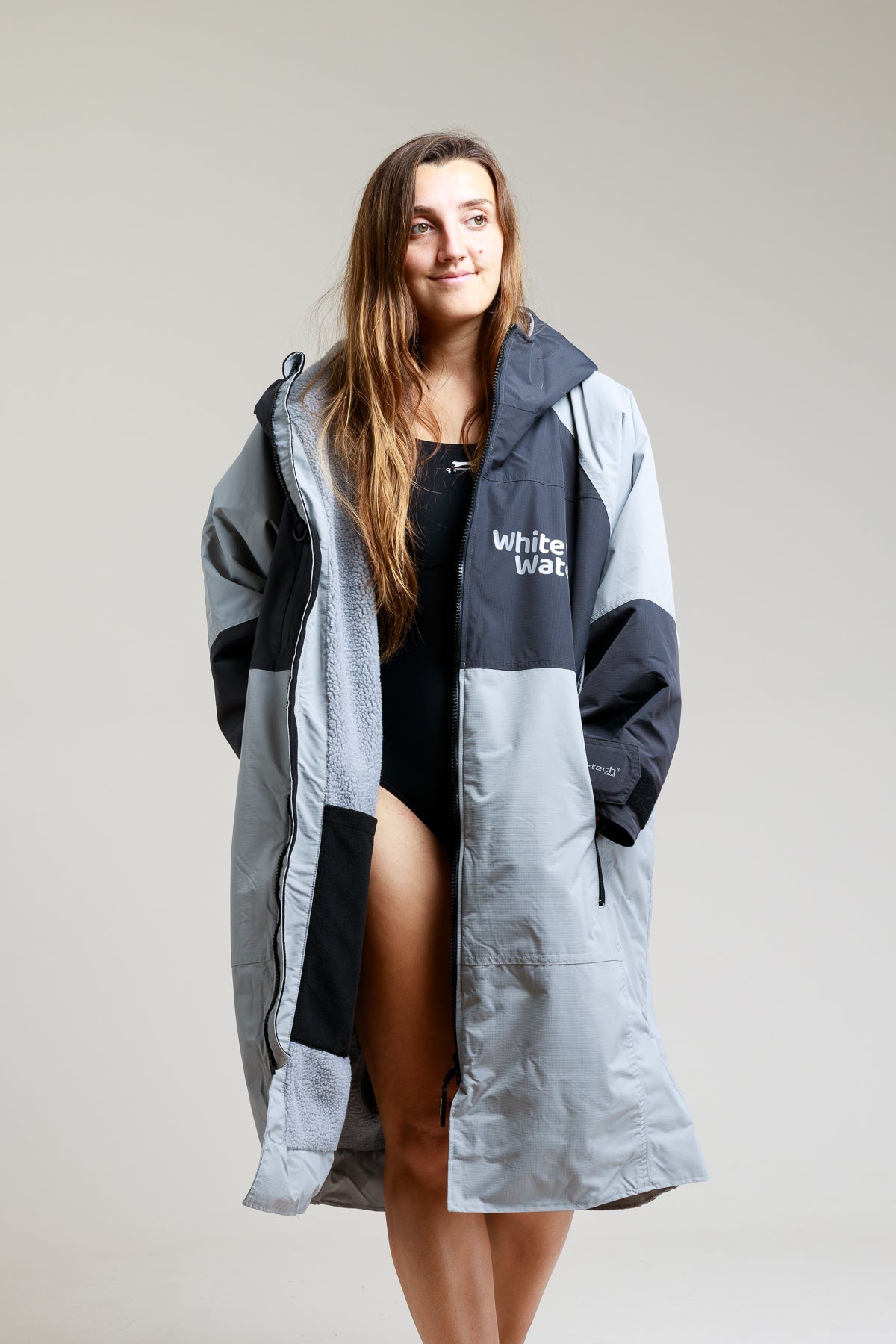 Adults Hard Shell Robe - Steel Grey