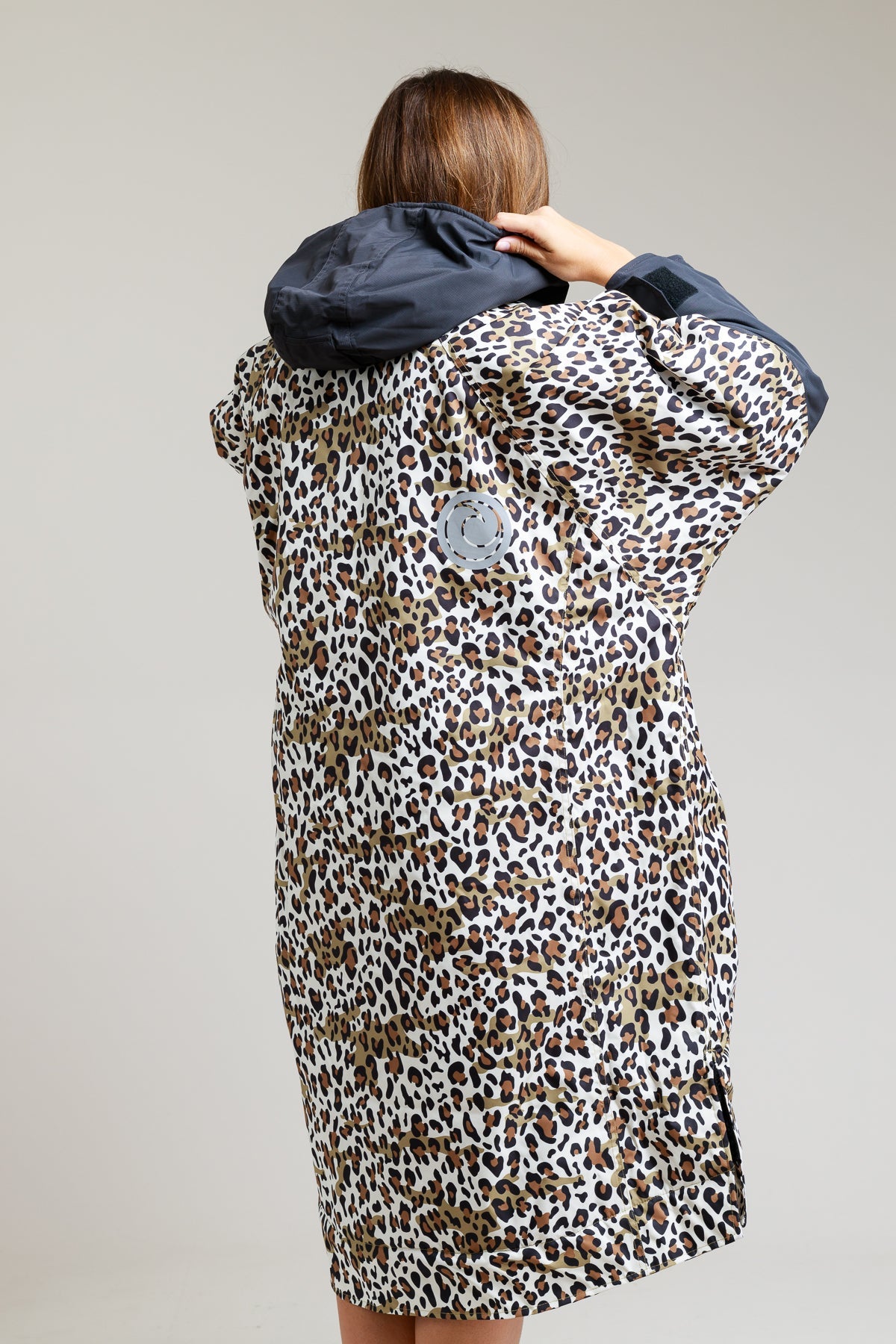 Adults Hard Shell Robe - Leopard Print