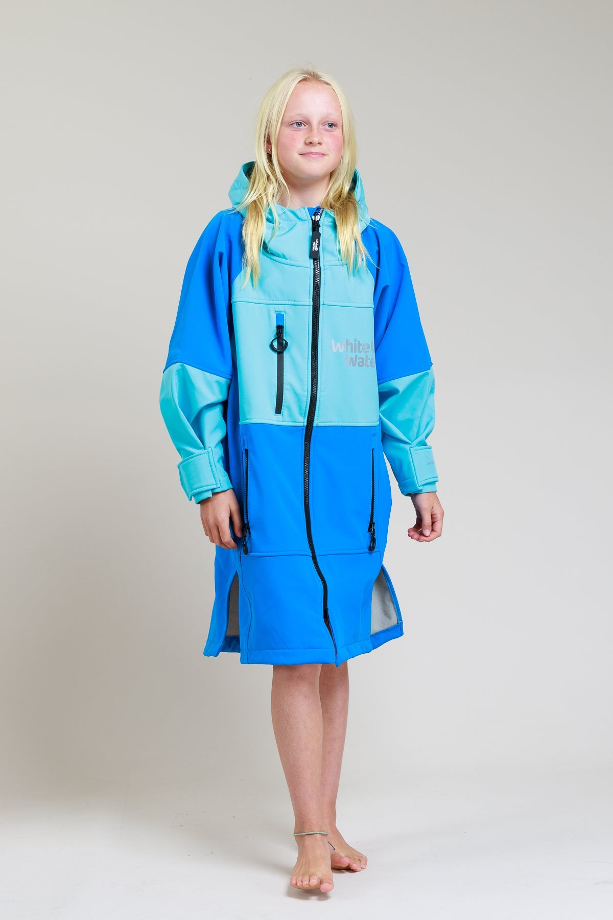 Kids Soft Shell Robe - Cobalt Blue