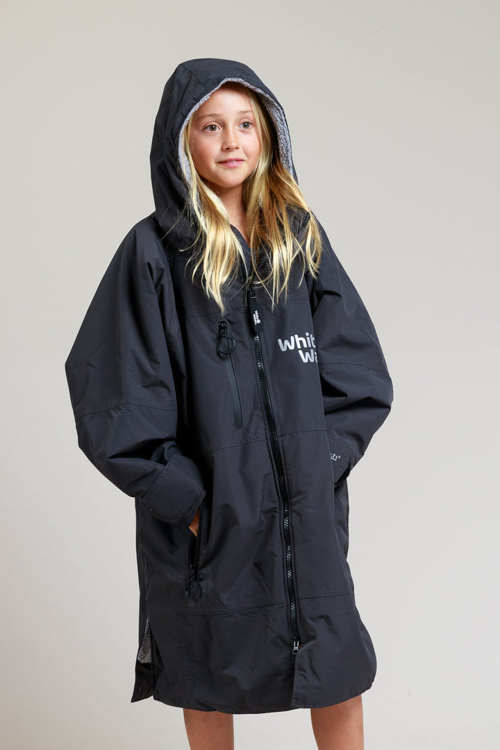 Kids Hard Shell Robe  - Black