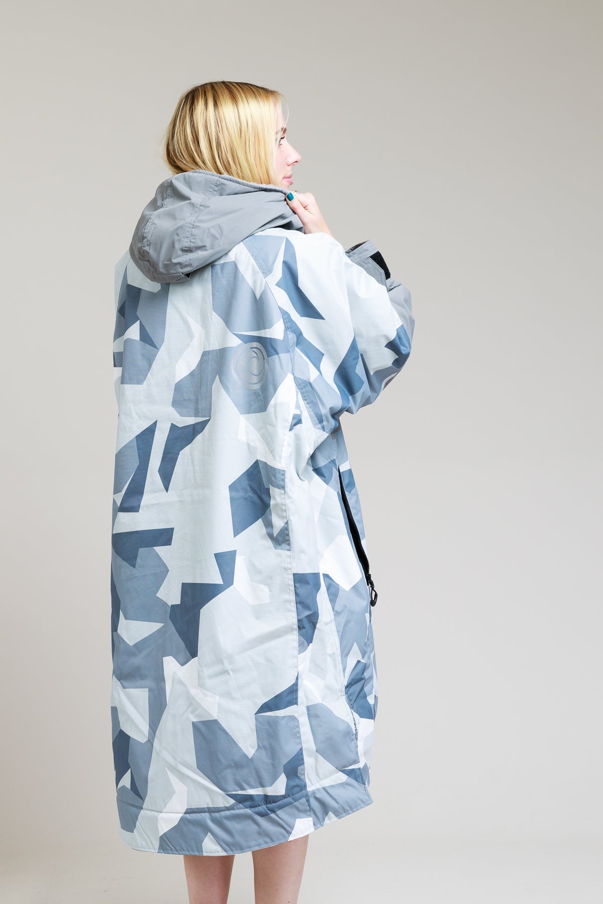 Adults Hard Shell Robe - Arctic Camo