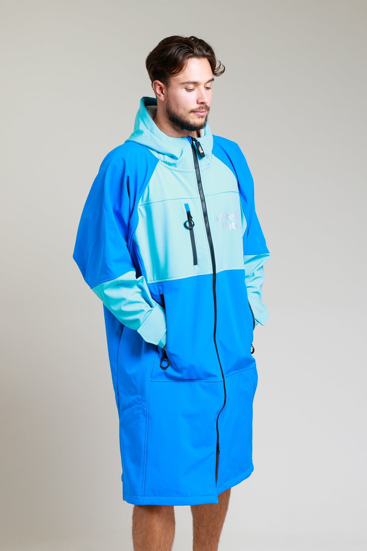 Adults Soft Shell Robe - Cobalt Blue
