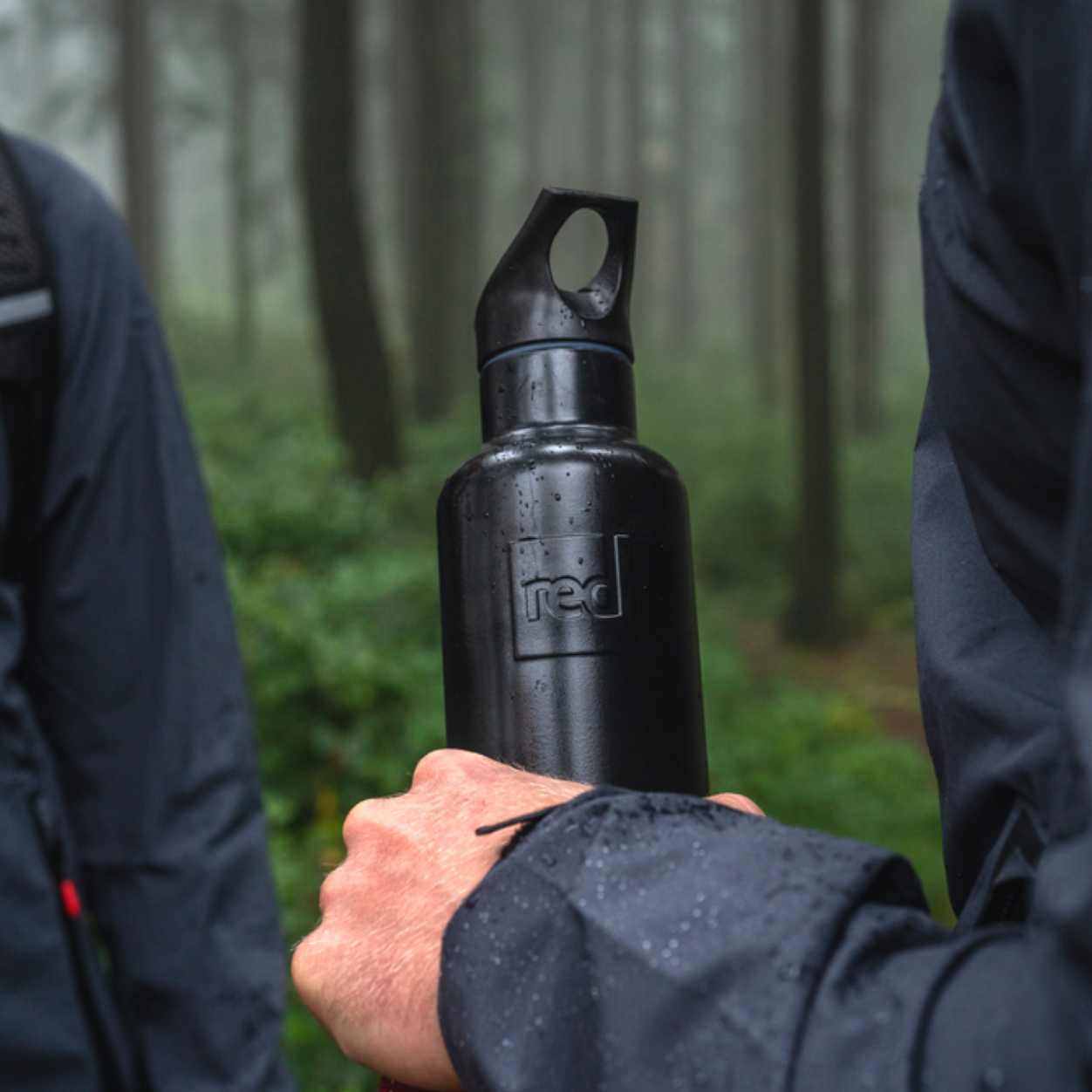 Insulated Black Water Bottle