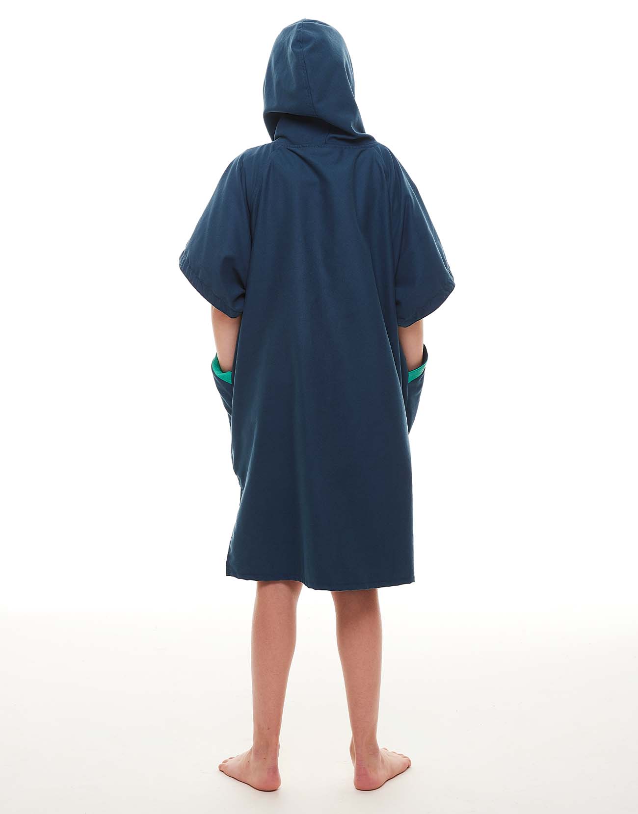 Kid's Quick Dry Microfibre Changing Robe - Navy